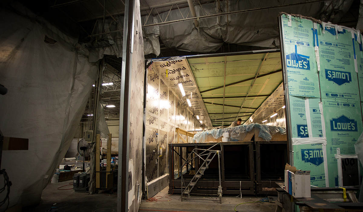 Photo of boat construction