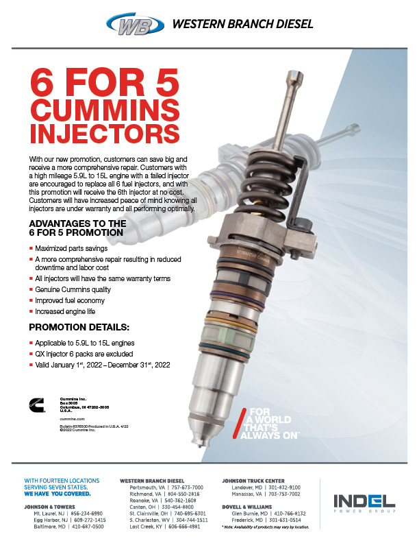 Image of Cummins Injectors promotional flyer