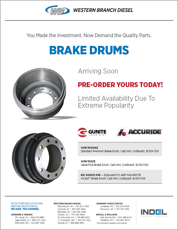 Image of brake drums flyer