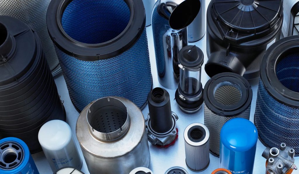 Photo of various Donaldson truck filters.