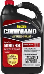 Prestone Command® Antifreeze + Coolant. Part #AFC13100.